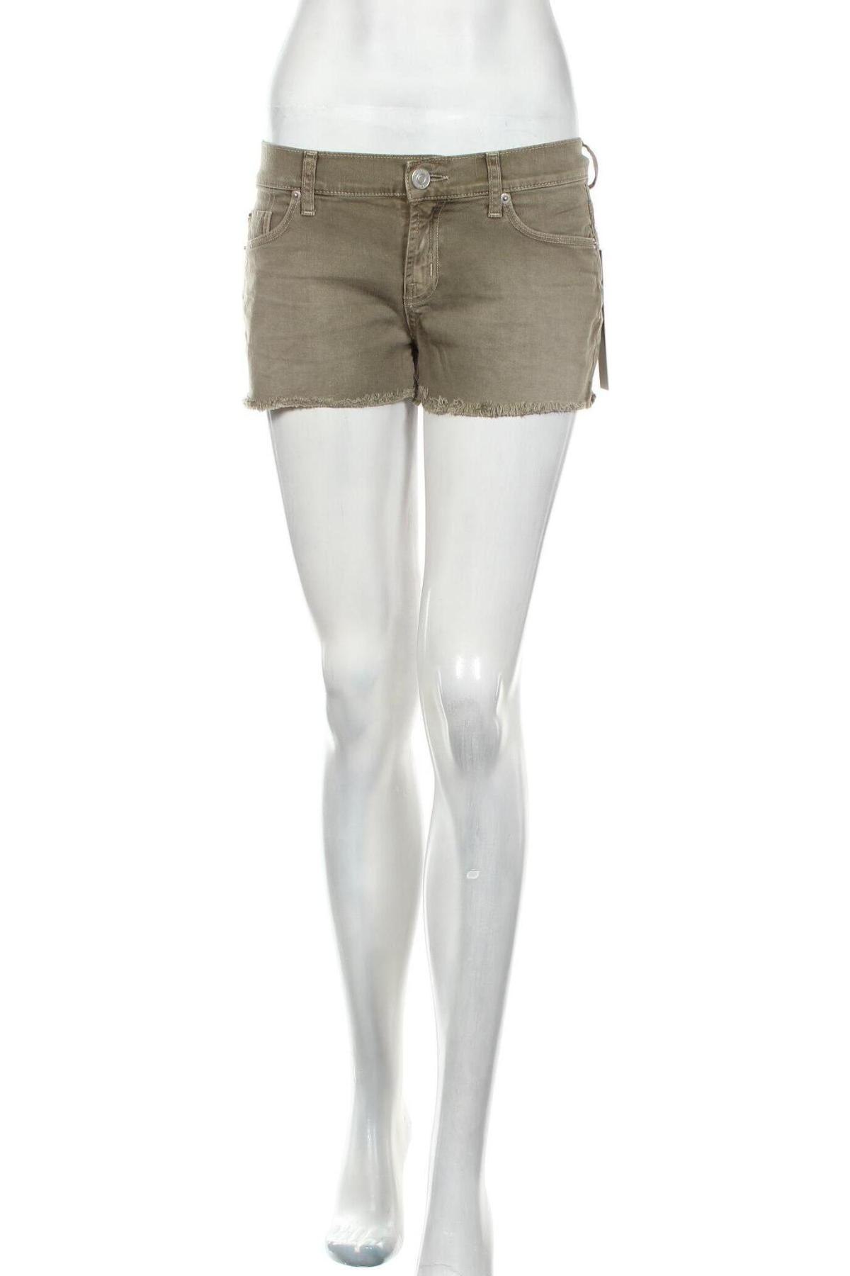 Γυναικείο κοντό παντελόνι Hudson, Μέγεθος M, Χρώμα  Μπέζ, 98% βαμβάκι, 2% ελαστάνη, Τιμή 33,03 €