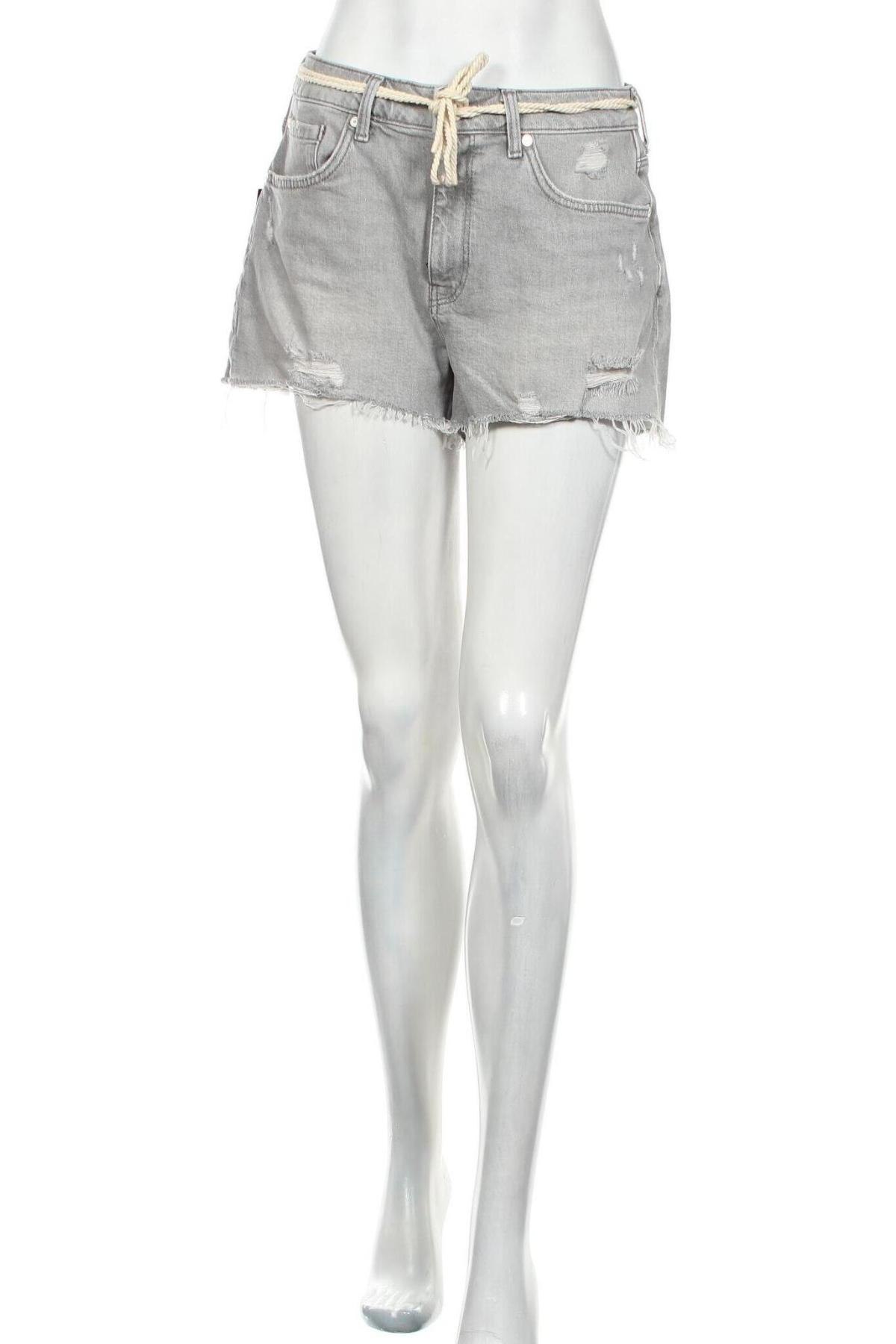 Γυναικείο κοντό παντελόνι Mavi, Μέγεθος L, Χρώμα Γκρί, 99% βαμβάκι, 1% ελαστάνη, Τιμή 25,52 €