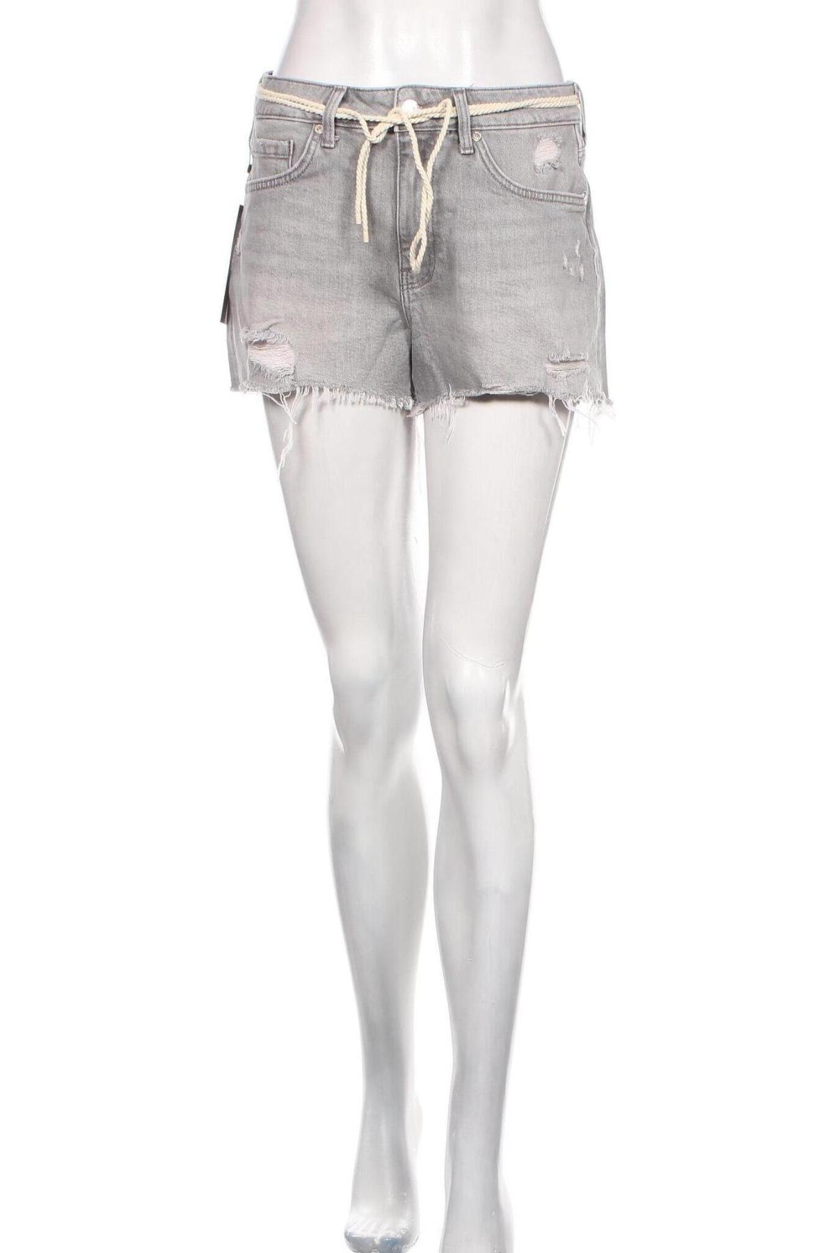 Γυναικείο κοντό παντελόνι Mavi, Μέγεθος S, Χρώμα Γκρί, 99% βαμβάκι, 1% ελαστάνη, Τιμή 25,52 €