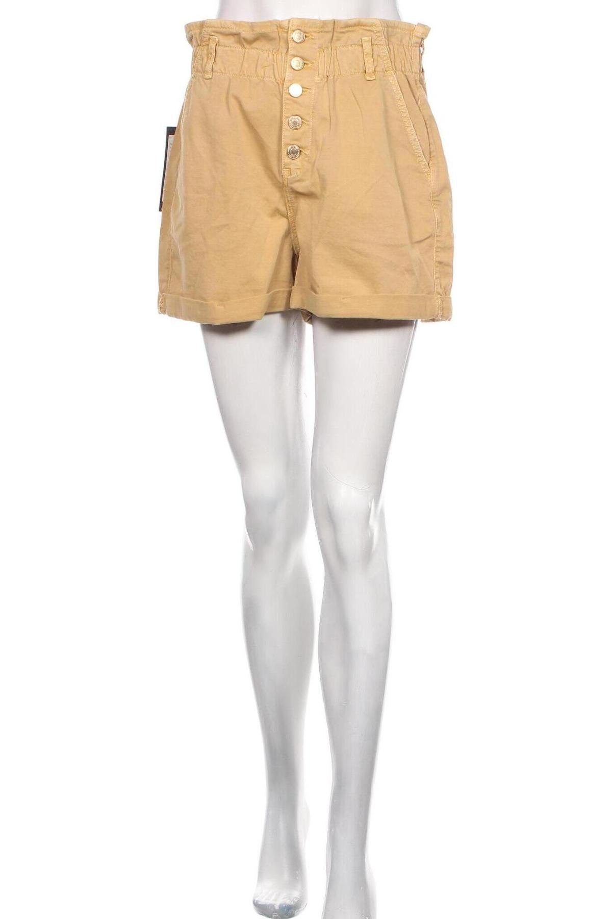 Дамски къс панталон Mavi, Размер L, Цвят Жълт, Цена 59,40 лв.