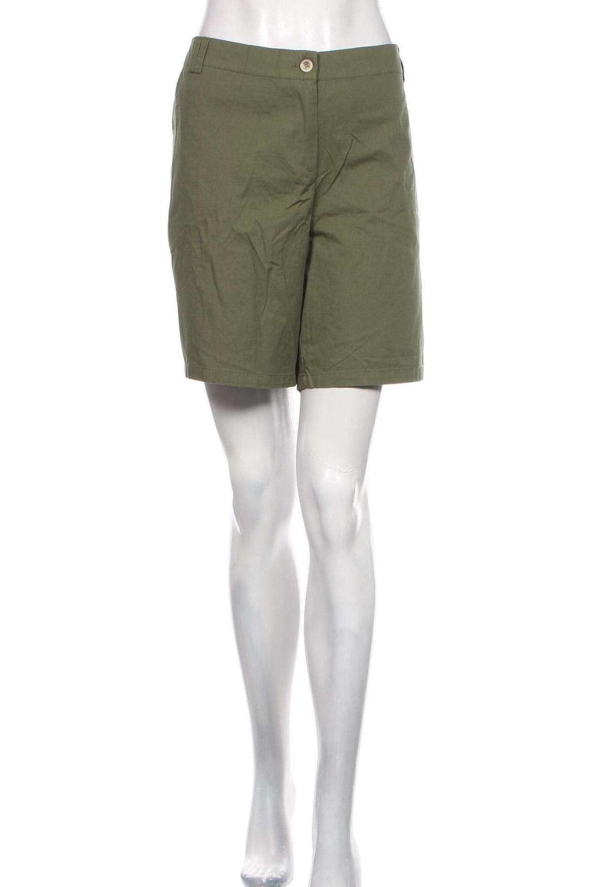 Γυναικείο κοντό παντελόνι Zero, Μέγεθος XL, Χρώμα Πράσινο, Βαμβάκι, Τιμή 22,94 €