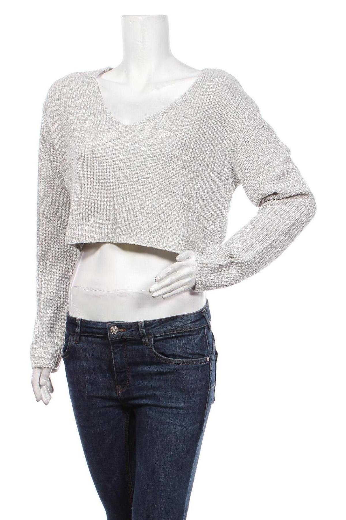 Γυναικείο πουλόβερ Even&Odd, Μέγεθος S, Χρώμα Γκρί, 50% βαμβάκι, 50% πολυακρυλικό, Τιμή 11,74 €