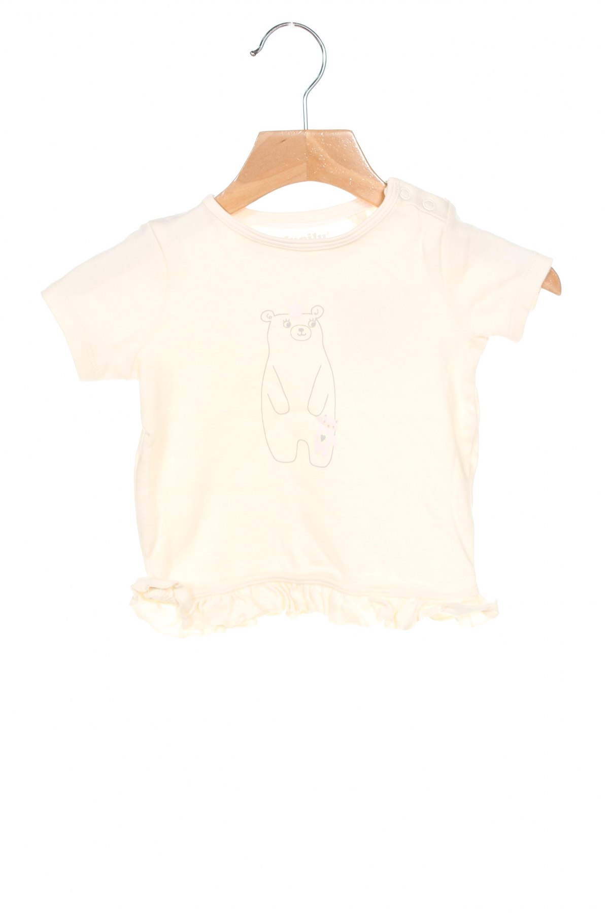 Kinder Shirt Lupilu, Größe 3-6m/ 62-68 cm, Farbe Ecru, Preis 14,61 €