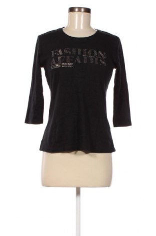 Γυναικεία μπλούζα Via Appia, Μέγεθος M, Χρώμα Μαύρο, Τιμή 4,58 €