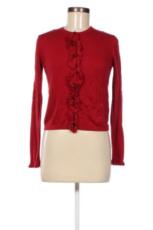 Damen Strickjacke Hallhuber, Größe L, Farbe Rot, Preis € 4,90