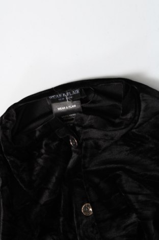 Дамска жилетка Wear & Flair, Размер M, Цвят Черен, Цена 6,96 лв.
