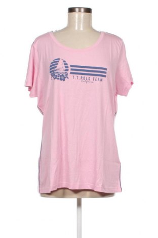 Дамска тениска Tom Tailor, Размер XL, Цвят Розов, Цена 33,00 лв.