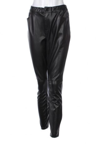 Γυναικείο παντελόνι δερμάτινο Guido Maria Kretschmer for About You, Μέγεθος XL, Χρώμα Μαύρο, Τιμή 15,70 €
