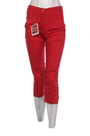 Pantaloni de femei Aventures Des Toiles, Mărime XS, Culoare Roșu, Preț 28,82 Lei