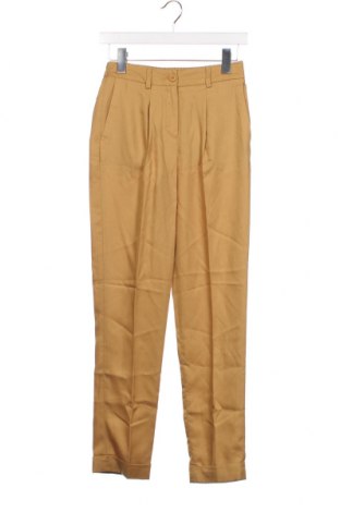 Дамски панталон Maison 123, Размер XS, Цвят Жълт, Цена 28,65 лв.