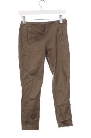 Дамски панталон Stefanel, Размер XS, Цвят Зелен, Цена 68,00 лв.