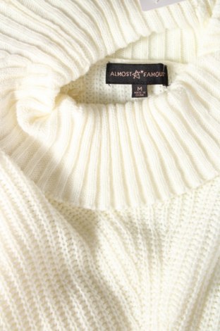 Дамски пуловер Almost Famous, Размер M, Цвят Екрю, Цена 5,80 лв.