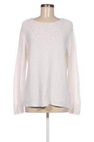 Damenpullover Barbara Lebek, Größe M, Farbe Weiß, Preis 3,67 €