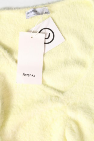 Pulover de femei Bershka, Mărime L, Culoare Galben, Preț 30,26 Lei