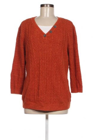 Γυναικείο πουλόβερ Christopher & Banks, Μέγεθος L, Χρώμα Πορτοκαλί, Τιμή 6,38 €