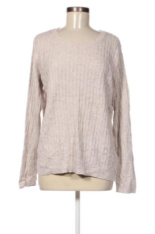 Γυναικείο πουλόβερ Croft & Barrow, Μέγεθος L, Χρώμα  Μπέζ, Τιμή 6,82 €
