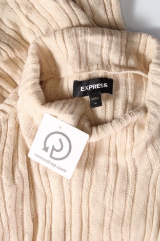 Дамски пуловер Express, Размер M, Цвят Бежов, Цена 5,80 лв.