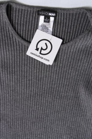 Γυναικείο πουλόβερ Fashion nova, Μέγεθος L, Χρώμα Γκρί, Τιμή 3,23 €