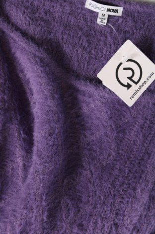 Дамски пуловер Fashion nova, Размер M, Цвят Лилав, Цена 6,38 лв.