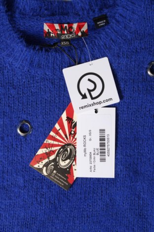 Дамски пуловер MyMO, Размер M, Цвят Син, Цена 46,20 лв.