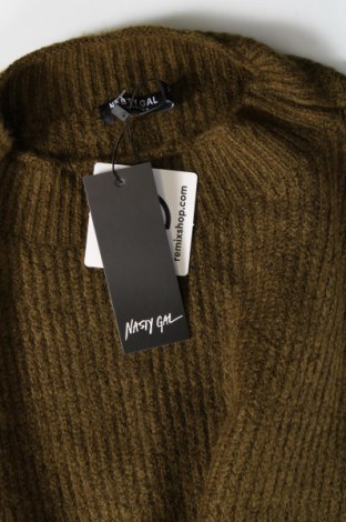 Дамски пуловер Nasty Gal, Размер L, Цвят Зелен, Цена 12,18 лв.