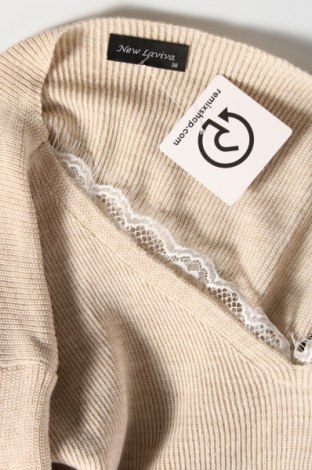 Γυναικείο πουλόβερ New Laviva, Μέγεθος M, Χρώμα  Μπέζ, Τιμή 6,28 €