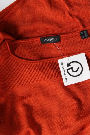 Дамски пуловер Woman By Tchibo, Размер S, Цвят Оранжев, Цена 7,25 лв.