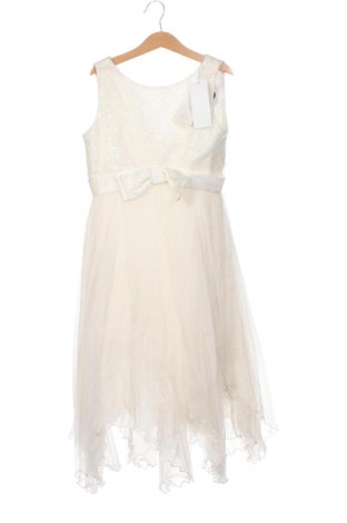 Детска рокля Carlo Pignatelli, Размер 8-9y/ 134-140 см, Цвят Екрю, Цена 15,09 лв.
