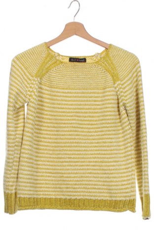 Детски пуловер Derek Heart, Размер 12-13y/ 158-164 см, Цвят Жълт, Цена 6,21 лв.