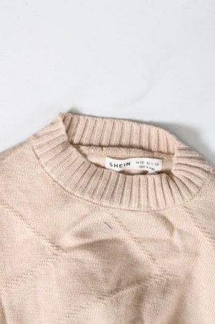Детски пуловер SHEIN, Размер 11-12y/ 152-158 см, Цвят Бежов, Цена 10,08 лв.