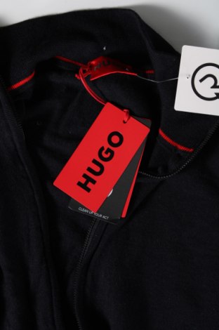 Herren Strickjacke Hugo Boss, Größe S, Farbe Blau, Preis 91,75 €