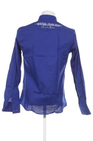 Ανδρικό πουκάμισο Cipo & Baxx, Μέγεθος M, Χρώμα Μπλέ, Τιμή 3,62 €