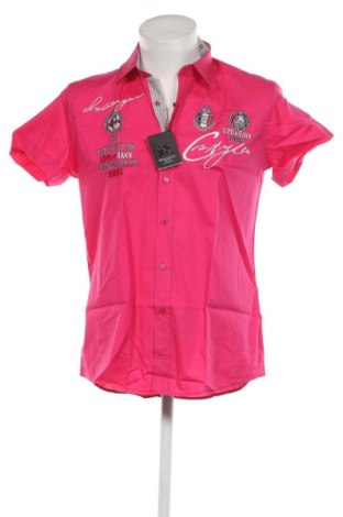 Мъжка риза Cipo & Baxx, Размер M, Цвят Розов, Цена 11,22 лв.