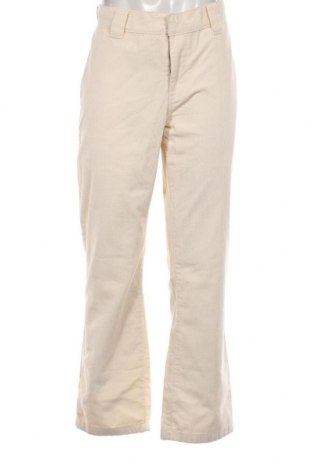 Pantaloni raiați de bărbați Urban Classics, Mărime L, Culoare Ecru, Preț 33,55 Lei