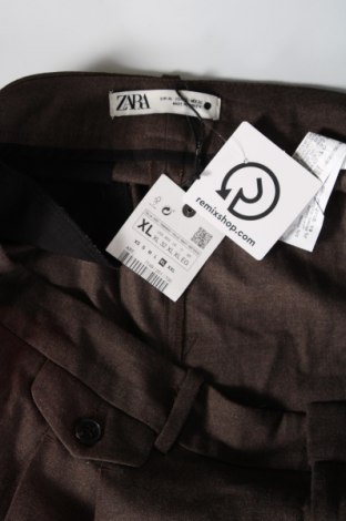 Мъжки панталон Zara, Размер XL, Цвят Бежов, Цена 10,80 лв.