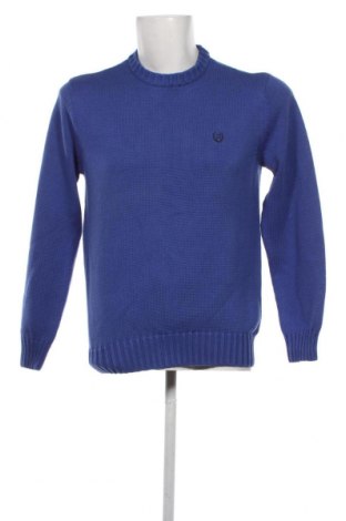 Ανδρικό πουλόβερ Chaps, Μέγεθος M, Χρώμα Μπλέ, Τιμή 17,94 €