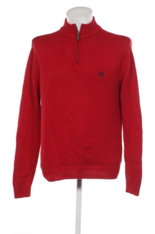 Ανδρικό πουλόβερ Chaps, Μέγεθος M, Χρώμα Κόκκινο, Τιμή 17,94 €