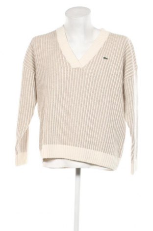 Мъжки пуловер Lacoste, Размер L, Цвят Бежов, Цена 76,40 лв.