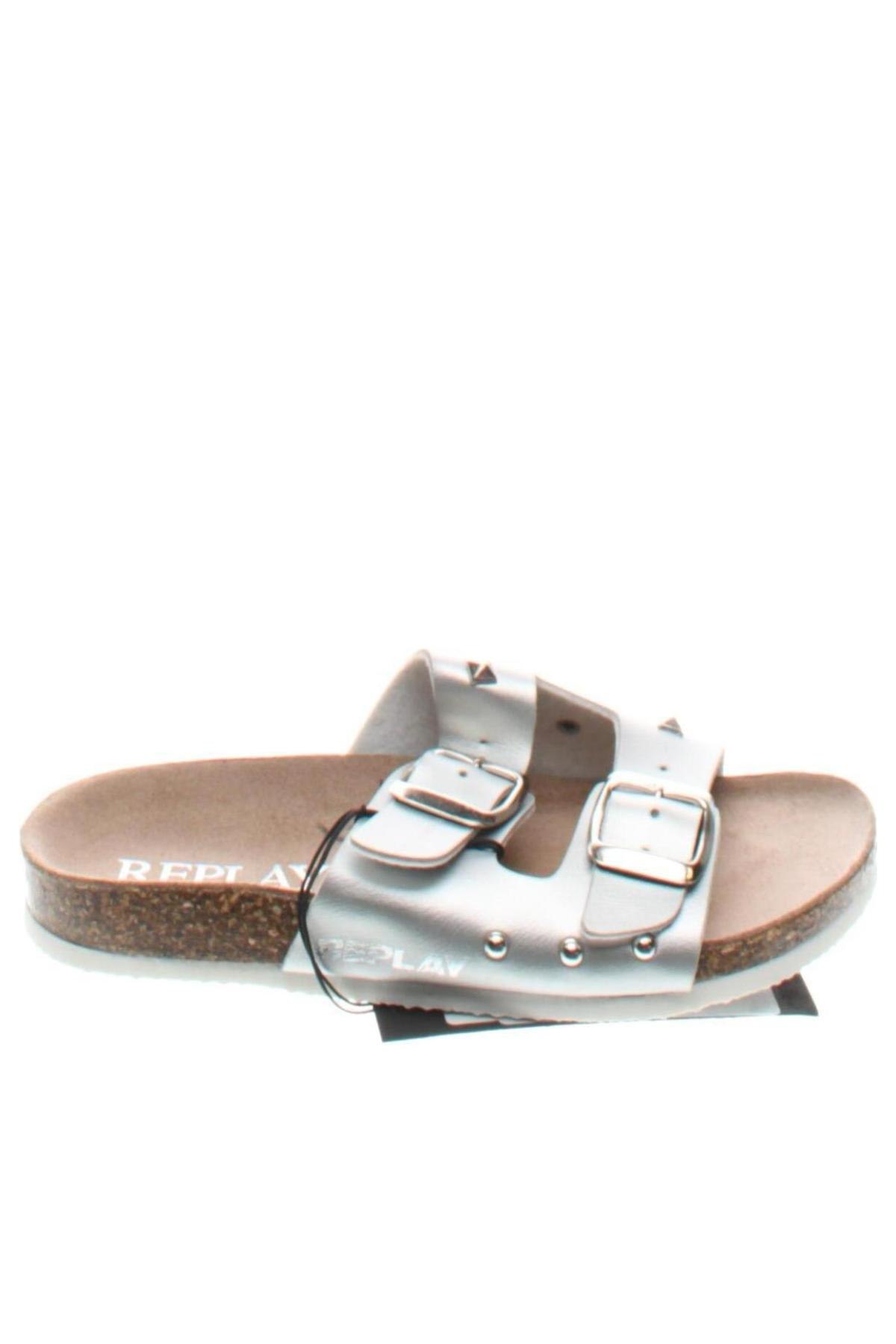 Papuci Replay, Mărime 31, Culoare Argintiu, Preț 84,55 Lei