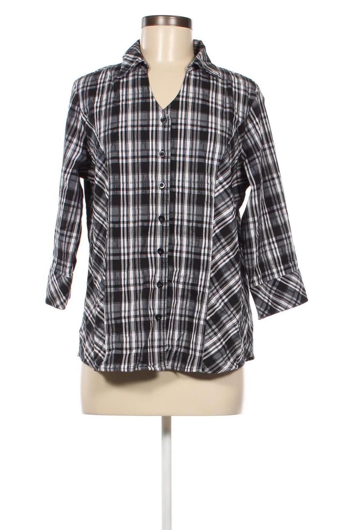 Γυναικείο πουκάμισο Impuls, Μέγεθος M, Χρώμα Μαύρο, Τιμή 15,46 €
