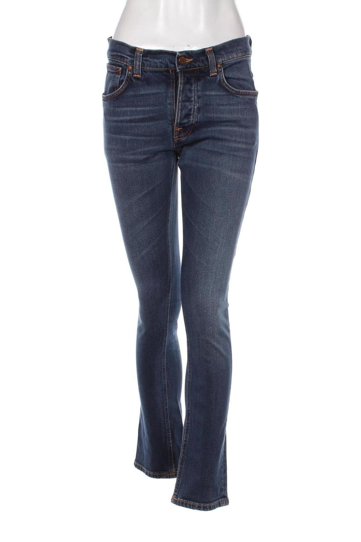 Дамски дънки Nudie Jeans Co, Размер S, Цвят Син, Цена 7,56 лв.