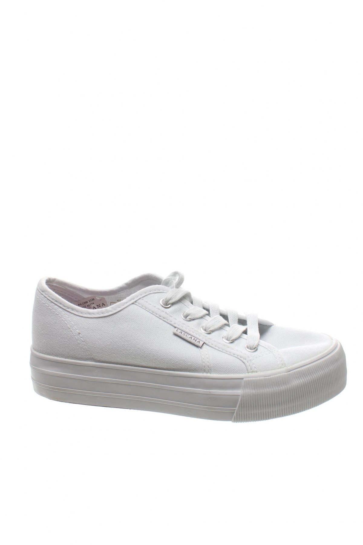 Γυναικεία παπούτσια Lascana, Μέγεθος 38, Χρώμα Λευκό, Τιμή 23,71 €