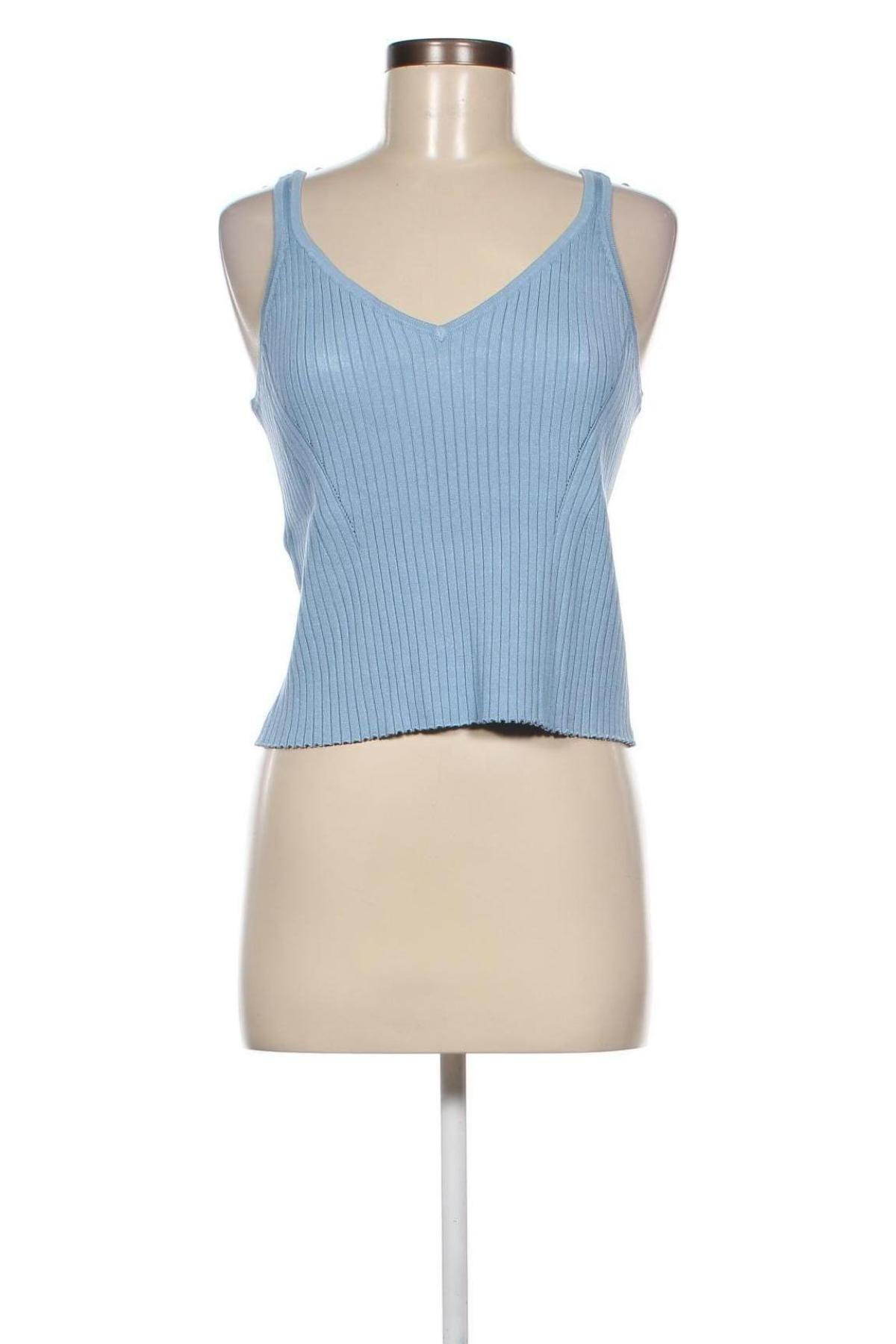 Γυναικείο αμάνικο μπλουζάκι Monki, Μέγεθος XL, Χρώμα Μπλέ, Τιμή 3,62 €