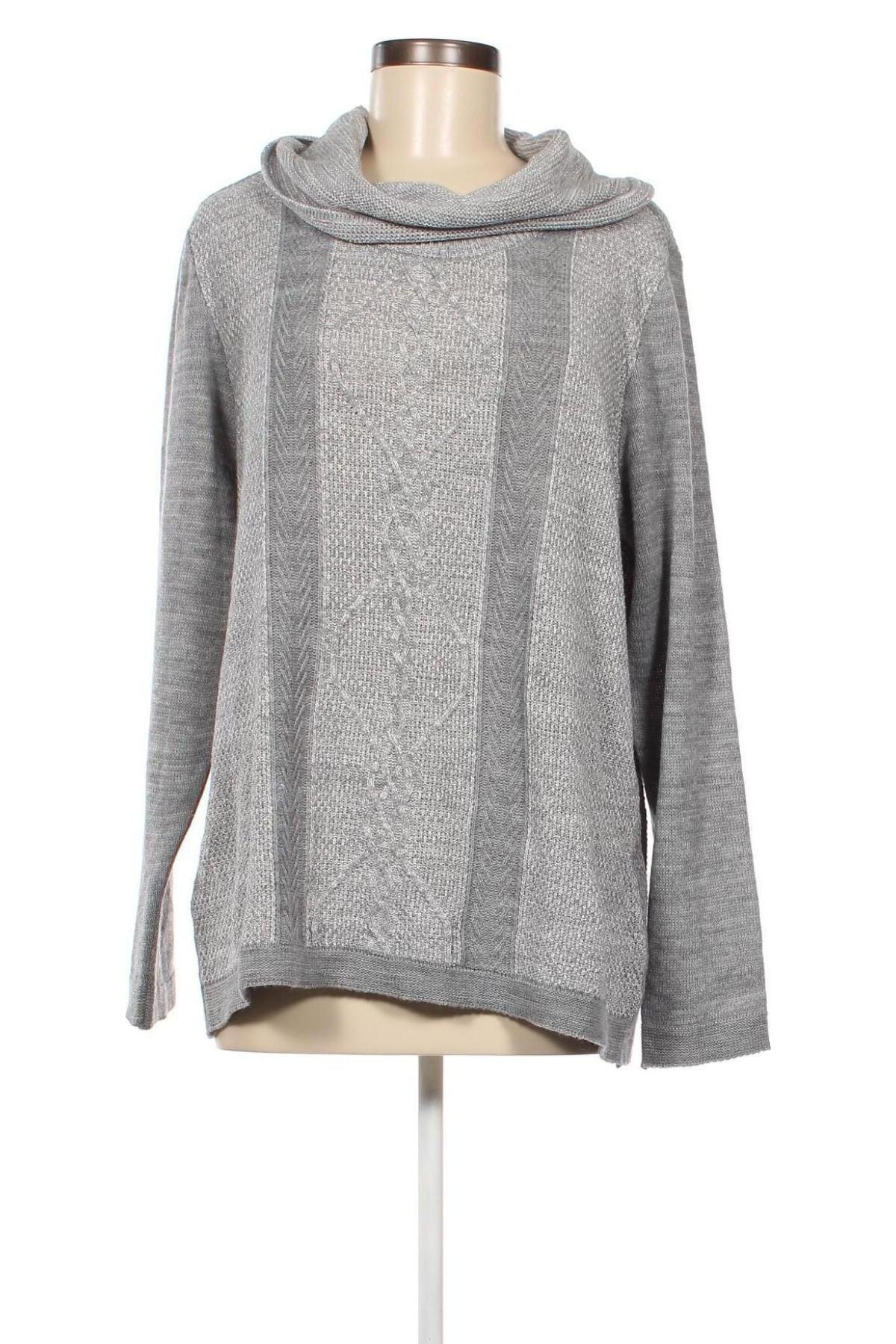 Damenpullover Canda, Größe L, Farbe Grau, Preis 6,99 €