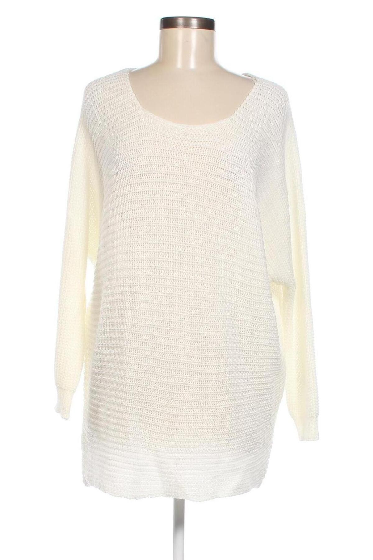 Γυναικείο πουλόβερ New Laviva, Μέγεθος M, Χρώμα Λευκό, Τιμή 5,83 €