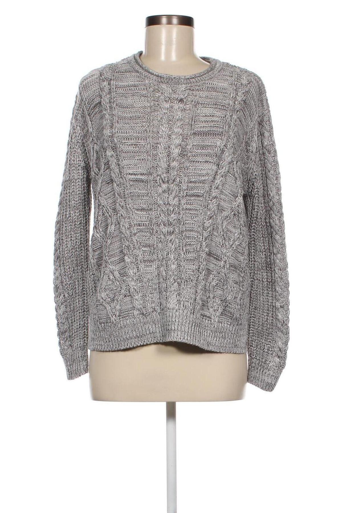 Γυναικείο πουλόβερ Pull&Bear, Μέγεθος S, Χρώμα Γκρί, Τιμή 3,23 €