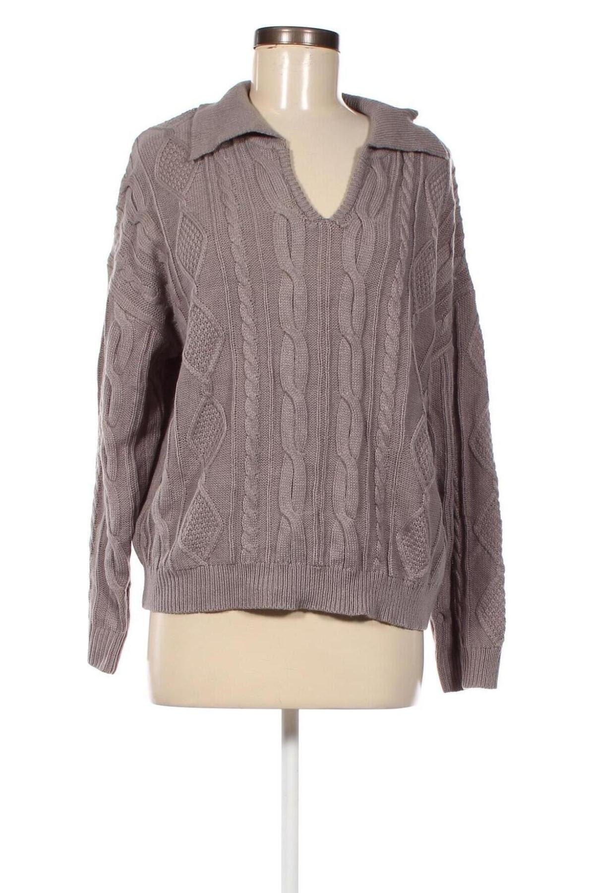 Damenpullover SHEIN, Größe L, Farbe Grau, Preis € 4,49