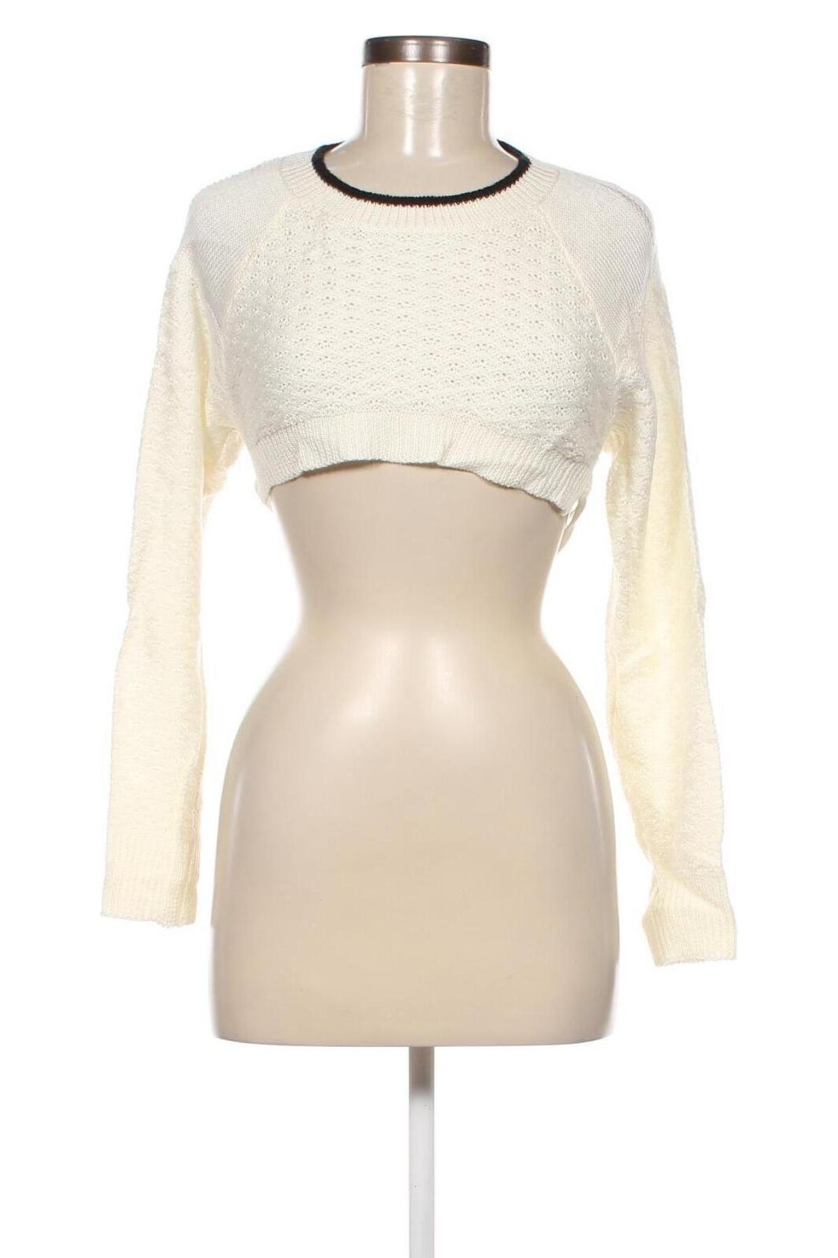 Дамски пуловер SHEIN, Размер S, Цвят Екрю, Цена 8,28 лв.