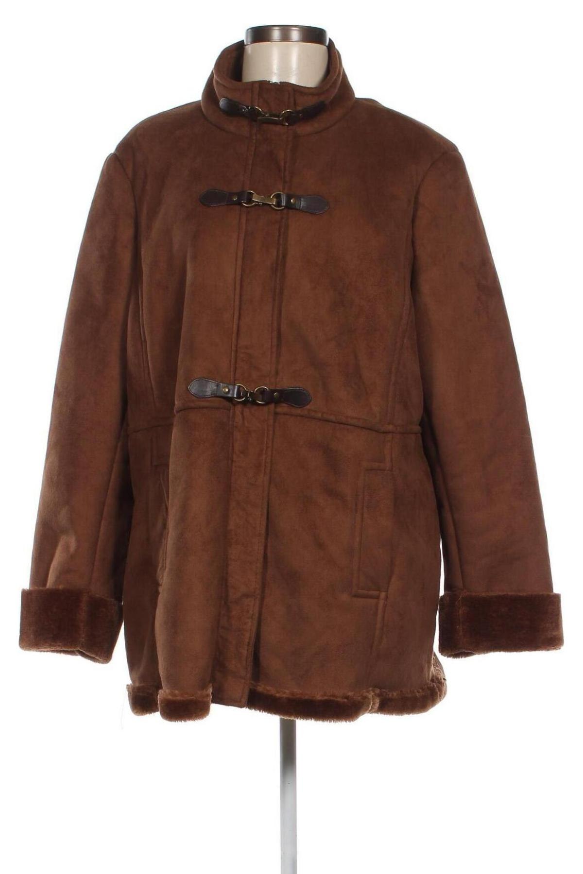 Γυναικείο παλτό Lloyd's, Μέγεθος XL, Χρώμα Καφέ, Τιμή 7,57 €