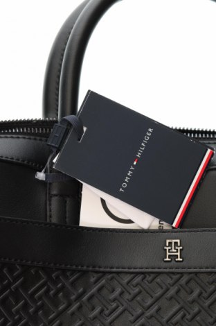 Geantă de laptop Tommy Hilfiger, Culoare Negru, Preț 542,99 Lei